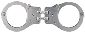 Peerless Model 801 Hinged Handcuffs