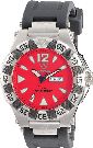 Reactor Gamma Two Tone Day/Date Watch With Red Face
