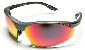 Edge - Khor - ANSI Sunglasses Aqua Precision Red Mirror Lens