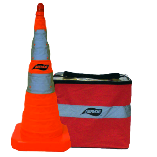 Aervoe 1193 28" Collapsible Safety Cone 5 Pack Kit.