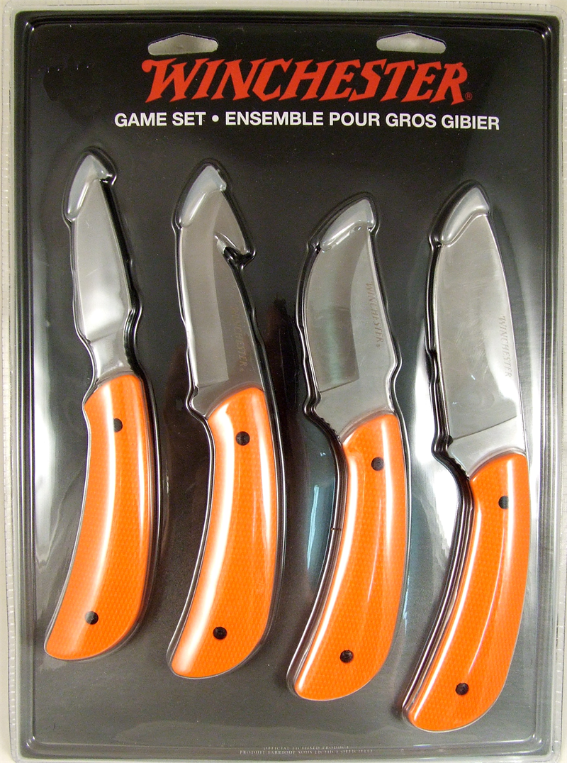 Winchester 31002402 4 Hunting Knife Combo Pack Promo Set