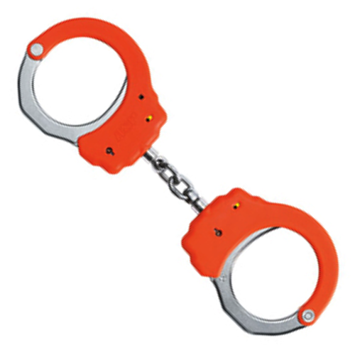 ASP Identifier Colored Tactical Chain Handcuffs, Steel