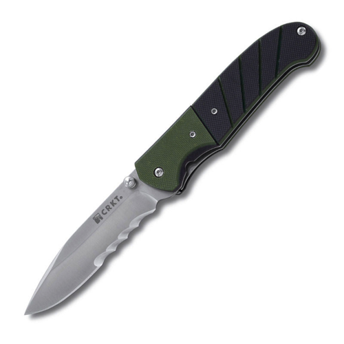 CRKT 6855 Ignitor Assisted Veff Serrated Combo Blade Knife