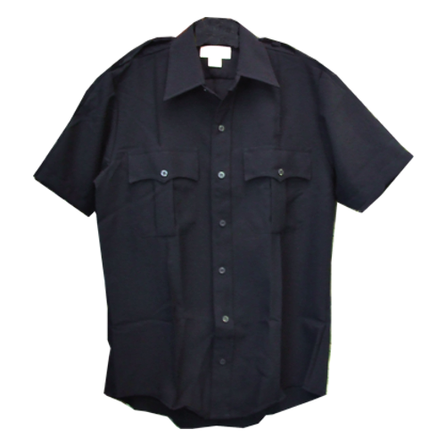 Liberty Uniform Zipper Front Police Shirt Navy Liberty Uniform Zipper Front Police Shirt Navy