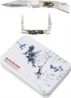 Winchester Stockman & Lockback Set in Bone