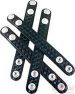 Aetco 1" Keepers Black Basket Weave Pack of 4