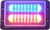 Brooking Dual Xtreme XLED Stacked Blue/Red With Black Bezel