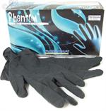 Adenna Phantom Black Latex Powder Free Exam Gloves - Box of 100